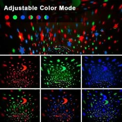 Nw 1776 Shxx Kids Star Night Projector Lampe - Baby Nursery Night Light Lampe De Bureau Avec 8 Light Color Usb 360 Degrés Rotating Star Projector Cadeaux Pour Bébé Enfant -Glass Vases Boutique de vente 769033407 max