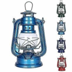 Unbranded Rétro Outdoor Camping KérosÚne Lampe Huile LumiÚre Lanterne Style Méditerranéen Décor Multifonction Fer Structure Lampiao Querosene
