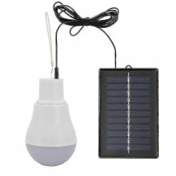 Unbranded 5v 15w 300lm Économie D’énergie Lampe Solaire Extérieure Usb Ampoule Led Rechargeable Panneau Solaire Portable Éclairage Extérieur Nouveau