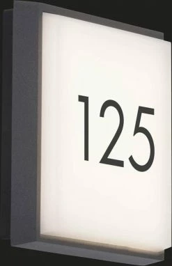 AEG Lampe Letan LED Applique D'extérieur 18x18cm Anthracite / Blanc | 1x LED 9W Intégrée (SMD), (900lm, 3000K) | Échelle De A ++ à E. | Indice De Protection IP: 54 - Résistant Aux éclaboussures -Glass Vases Boutique de vente 775x1200 1