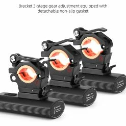 Unbranded Imperméable à L’eau En Alliage D’aluminium Phare De Vélo 3lamp Support Super Bright Lampe De Poche -Glass Vases Boutique de vente 776474678 max