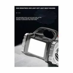 Unbranded Lampe De Poche Portable à énergie Solaire USB Rechargeable Imperméable à L’eau Lanterne Led Lampes De Poche Pour O