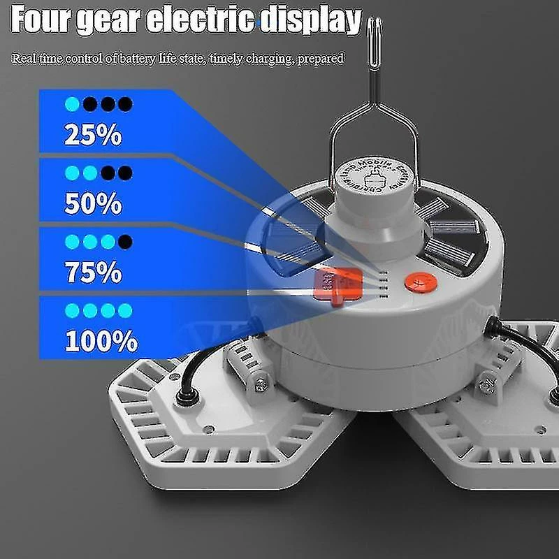 Unbranded Portable Led Solar Light Télécommande Usb Rechargeable Solar Charge Lampe Nuit Maket Lumière D’Urgence Tente Camping Lampe De Travail 5 Unbranded Portable Led Solar Light Télécommande Usb Rechargeable Solar Charge Lampe Nuit Maket Lumière D’Urgence Tente Camping Lampe De Travail – Image 5