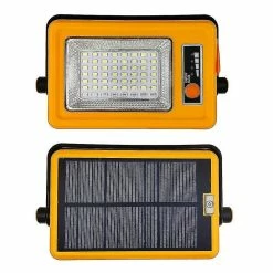 Unbranded Solaire 560 Led Travail Portable Lumière 18650 Batterie Lampe Usb Spotlight Étanche Lanterne Camping Panel Magnet Mini Search Outdoor