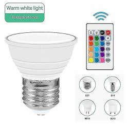 Chulian E27 Smart Control Lampe Led Rgb Lumière Dimmable E14 Gu10 Mr16 Rgb Led Lampe Colorée Changement Ampoule Led Rgb Blanc Décor Maison