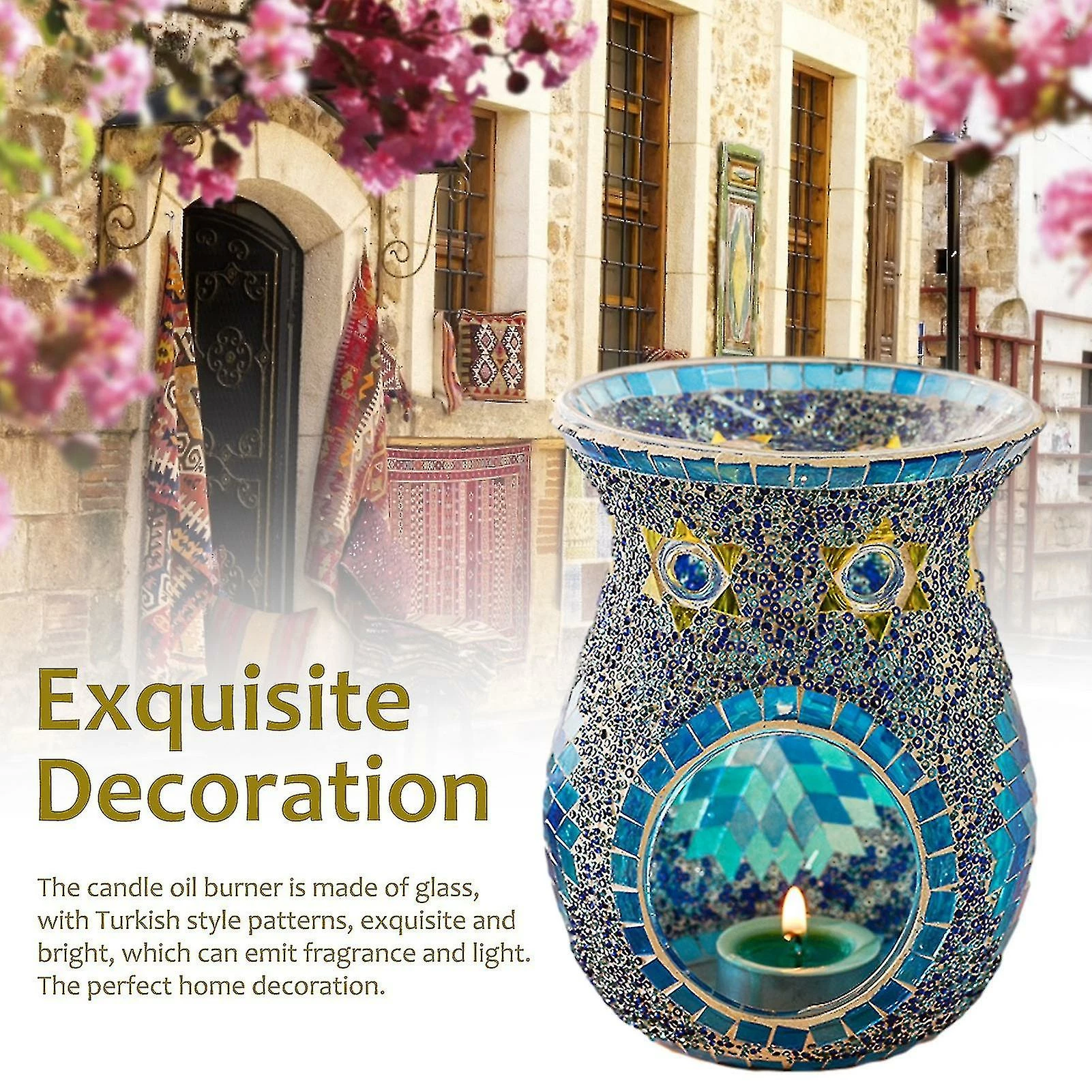 Unbranded 1pc Bougie Four Aromathérapie Lampe Huile Essentielle FourNeau à Encens Domestique Brûleur Vintage Lumière Bougeoir 3 Unbranded 1pc Bougie Four Aromathérapie Lampe Huile Essentielle FourNeau à Encens Domestique Brûleur Vintage Lumière Bougeoir – Image 3