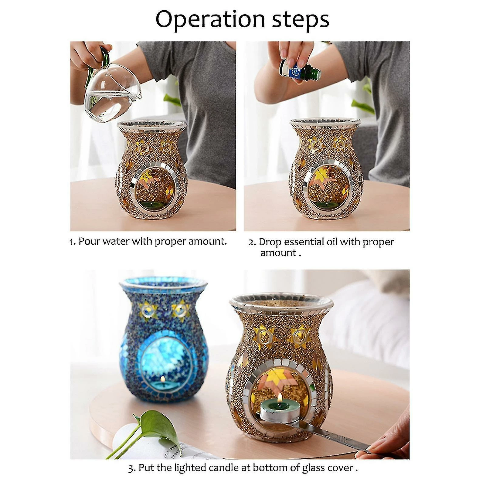 Unbranded 1pc Bougie Four Aromathérapie Lampe Huile Essentielle FourNeau à Encens Domestique Brûleur Vintage Lumière Bougeoir 5 Unbranded 1pc Bougie Four Aromathérapie Lampe Huile Essentielle FourNeau à Encens Domestique Brûleur Vintage Lumière Bougeoir – Image 5