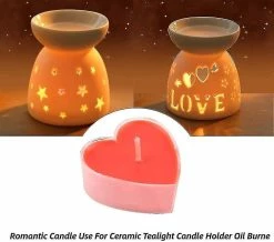 Unbranded Brûleurs à Huile En Céramique Aromathérapie Huile Essentielle Bougeoir De Nuit Lampe Parfum -Glass Vases Boutique de vente 794909249 max