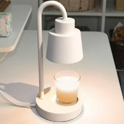 Unbranded Aromathérapie Lampe De Cire De Fusion Dimmable Night Light Table Bougie Lampe Chauffe-bougie -Glass Vases Boutique de vente 794909699 max