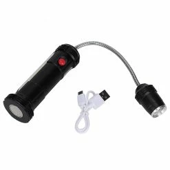 Gegong Alliage D’aluminium USB Charge Aimant Fort Led Lumière De Travail Cob Lampe De Poche D’urgence Pour Intérieur Extérieur Camping Tente Lightinge39