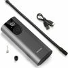 Unbranded 150 Psi Type-c, Pompe De Vélo électrique Portable, Gonfleur De Pneu De Vélo, Mini Compresseur D’air Rechargeable Avec Lampe De Poche, A8 Pompe Auto Moto Basketball-gris