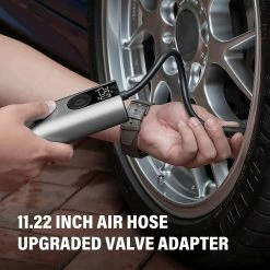 Unbranded 150 Psi Type-c, Pompe De Vélo électrique Portable, Gonfleur De Pneu De Vélo, Mini Compresseur D’air Rechargeable Avec Lampe De Poche, A8 Pompe Auto Moto Basketball-gris -Glass Vases Boutique de vente 801041160 max