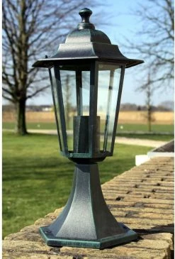 VidaXL - Lampe De Jardin Lanterne Preston 41 Cm Vert 40249