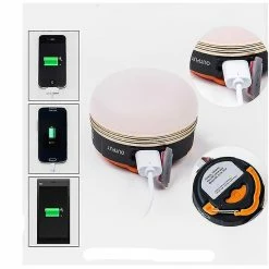 Unbranded Portable Camping Light 3 Mode Camping Tente Lumière Usb Lanterne Rechargeable Mini Lampe De Poche Portable -Glass Vases Boutique de vente 814497761 max