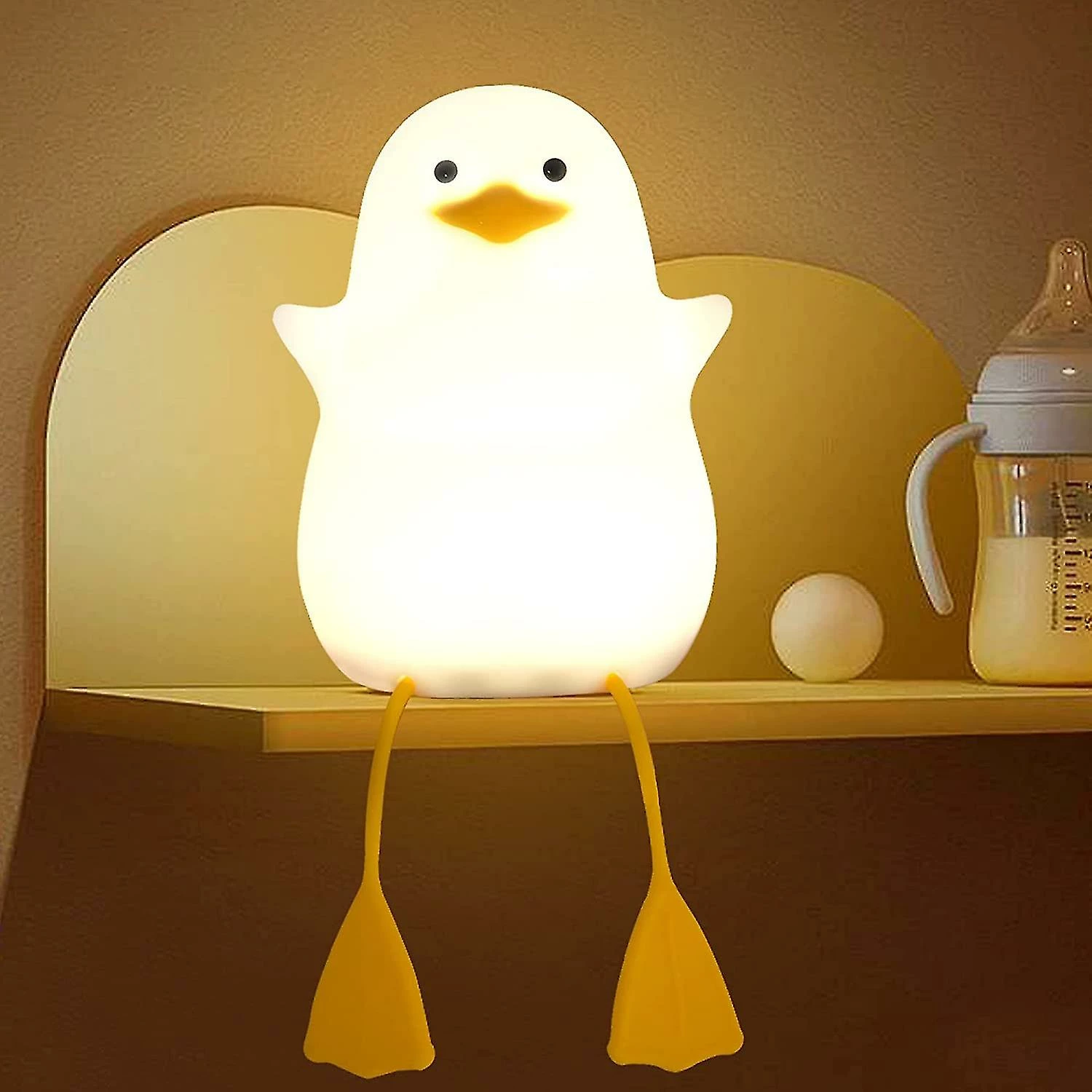 Unbranded Veilleuse Pour Enfants, Mignon Canard Silicone Lampe De Chevet Pour Crèche, Abs + Sil, Contrôle Tactile, Portable Et Rechargeable Dimmable, Cadeaux De Noël D’anniversaire Pour 1 Unbranded Veilleuse Pour Enfants, Mignon Canard Silicone Lampe De Chevet Pour Crèche, Abs + Sil, Contrôle Tactile, Portable Et Rechargeable Dimmable, Cadeaux De Noël D’anniversaire Pour
