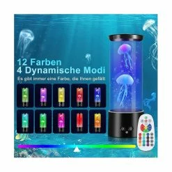 Unbranded Rgb Jellyfish Lampe Méduse Aquarium Avec Télécommande Lava Lampe Coloré Mood Light Office Deco 7 Unbranded Rgb Jellyfish Lampe Méduse Aquarium Avec Télécommande Lava Lampe Coloré Mood Light Office Deco -Glass Vases Boutique de vente 846215812 max