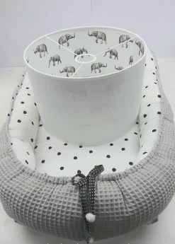 Lampe D'enfant Chambre D'enfant-gris éléphant-lampe De Bébé-chambre De Bébé-jungle-lampe Suspendue -Glass Vases Boutique de vente 859x1200