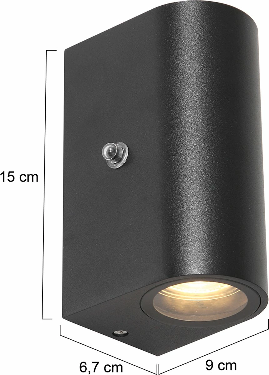 Lampe D'Extérieur Moderne - Steinhauer - Glas - Moderne - LED - L: 90cm - Pour Extérieur - Salon - Salle à Manger - Zwart 6 Lampe D'Extérieur Moderne - Steinhauer - Glas - Moderne - LED - L: 90cm - Pour Extérieur - Salon - Salle à Manger - Zwart – Image 6