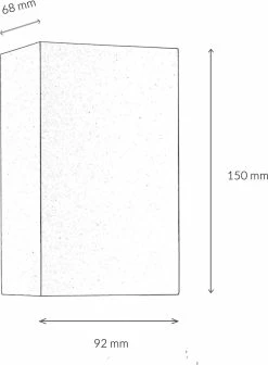 RESKO - Lampe D'extérieur, Applique, Verre, Métal, En Noir, Angulaire, IP44, Lampe GU10 Up And Down, Extérieur, Jardin, Maison, Cour -Glass Vases Boutique de vente 882x1200