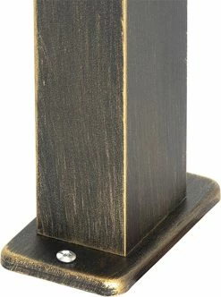 QAZQA Baleno - Lampe D'extérieur Sur Pied Moderne | Lampadaire D'extérieur / 1 Lumière - H 65 Cm - Or/ Laiton - Éclairage Extérieur -Glass Vases Boutique de vente 892x1200