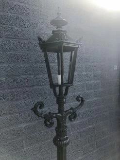 ETW Lampe D'extérieur, Lanterne Amsterdam Avec Douille En Céramique Et Verre, Aluminium Moulé Sous Pression Vert, 225 Cm. -Glass Vases Boutique de vente 900x1200 30