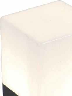 QAZQA Danemark - Lampe D'extérieur Sur Pied Moderne | Lampadaire D'extérieur - 1 Lumière - H 70 Cm - Wit - Éclairage Extérieur -Glass Vases Boutique de vente 901x1200 1