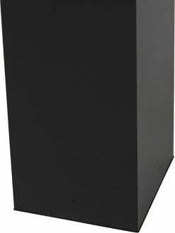 QAZQA Charlois - Lampe D'extérieur Sur Pied Industrielle | Lampadaire D'extérieur - 1 Lumière - H 80 Cm - Zwart - Industriel - Éclairage Extérieur -Glass Vases Boutique de vente 901x1200 2