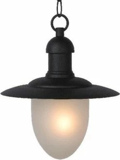 Lucide ARUBA Lampe à Suspension D'extérieur - Ø 25 Cm - E27 - IP44 - Zwart -Glass Vases Boutique de vente 902x1200 2