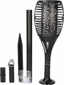 LED's Light Lampe Torche LED - Solar - Montage Mural Ou Au Sol - 2200K - 60 Cm - Flame Lumineuse - 4 PCS -Glass Vases Boutique de vente 906x1200