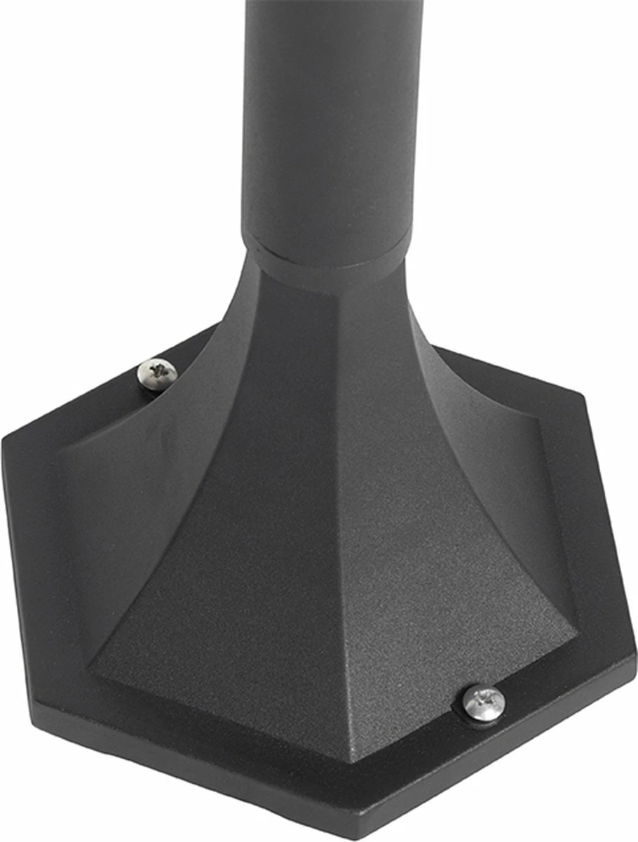 QAZQA Marcel - Lampe D'extérieur Sur Pied Moderne | Lampadaire Pour Extérieur - 1 Lumière - H 100 Cm - Zwart - Salon | Chambre à Coucher | Cuisine 9 QAZQA Marcel - Lampe D'extérieur Sur Pied Moderne | Lampadaire Pour Extérieur - 1 Lumière - H 100 Cm - Zwart - Salon | Chambre à Coucher | Cuisine – Image 9