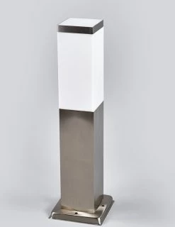 Lindby - Lampe D'extérieur - 1lumière - Acier Inoxydable, Polycarbonate - H: 45 Cm - E27 - Acier Inoxydable, Blanc -Glass Vases Boutique de vente 926x1200 1