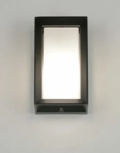 Applique Lumidora 30262 - E27 - 6,5 Watt - 470 Lumen - 2700 Kelvin - Zwart - Plastique - Lampe D' Lumidora - IP54 - Avec Capteur -Glass Vases Boutique de vente 943x1200 1