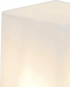 QAZQA Danemark - Lampe D'extérieur Sur Pied Moderne | Lampadaire D'extérieur - 1 Lumière - H 50 Cm - Wit - Éclairage Extérieur -Glass Vases Boutique de vente 971x1200 1