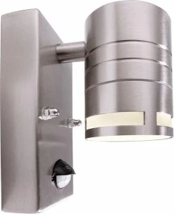 Deko Light Zoomoi Zilly II | éclairage Extérieur Avec Détecteur De Mouvement Et Capteur Jour / Nuit | Lampe Murale Extérieure | ACIER INOXYDABLE