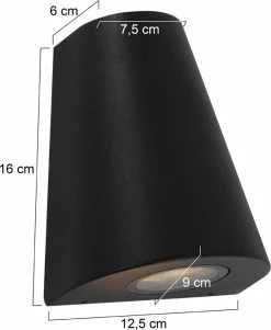 Lampe D'Extérieur Moderne - Steinhauer - Glas - Moderne - GU10 - L: 12,5cm - Pour Extérieur - Salon - Salle à Manger - Zwart -Glass Vases Boutique de vente 985x1200 1