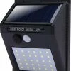 SANS MARQUE Lampe Solar LED Automatique - 30 LED - Énergie Solaire - Capteur De Mouvement - éclairage De Jardin - Noir